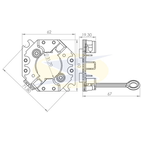 PORTA CARBONES CHANA EFFA CHANA CHANGAN N. DENSO 6,3x10x16mm=HFJ.647 UNIFAP PORTA CARBONES CHANA EFFA CHANA CHANGAN N. DENSO 6,3x10x16mm=HFJ.647 UNIFAP