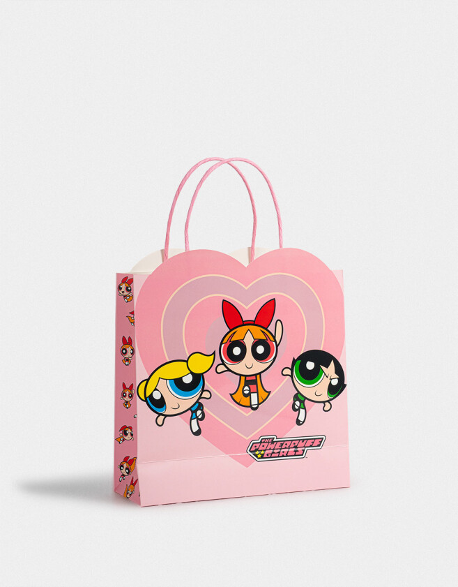 Accesorios Regalos Bolsa De Regalo "chicas Superpoderosas" - Rosa Claro