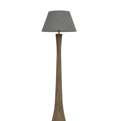 LÁMPARA DE PIE MADERA NATURAL-BEIGE M-24235