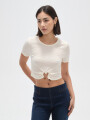 Tops Frilo Marfil / Off White