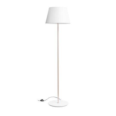 VELADOR DE PIE SLIM E27 BLANCO D40CM VELADOR DE PIE SLIM E27 BLANCO D40CM