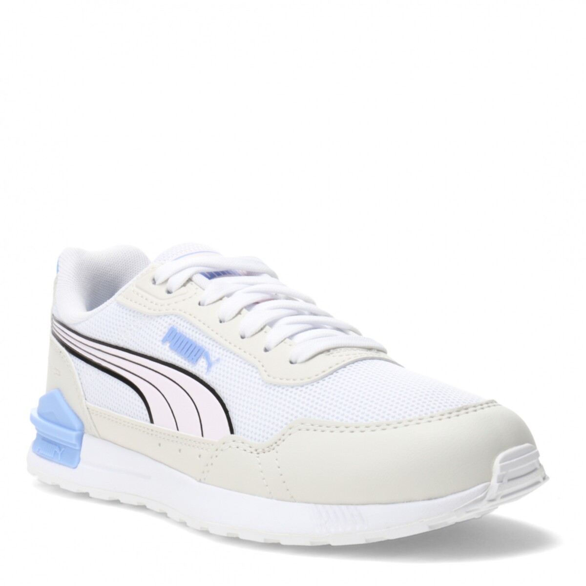 Championes de Mujer Puma Graviton Mega Puma - Blanco - Gris - Celeste 