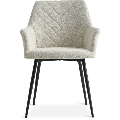 Silla De Comedor Purhus Tela Crudo/Negro