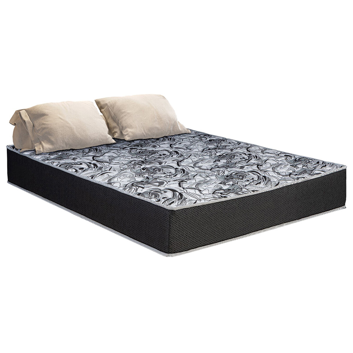 COLCHÓN DOS PLAZA REVERSIBLE ANTIÁCAROS ESPUMA - ALTURA 18 CM 