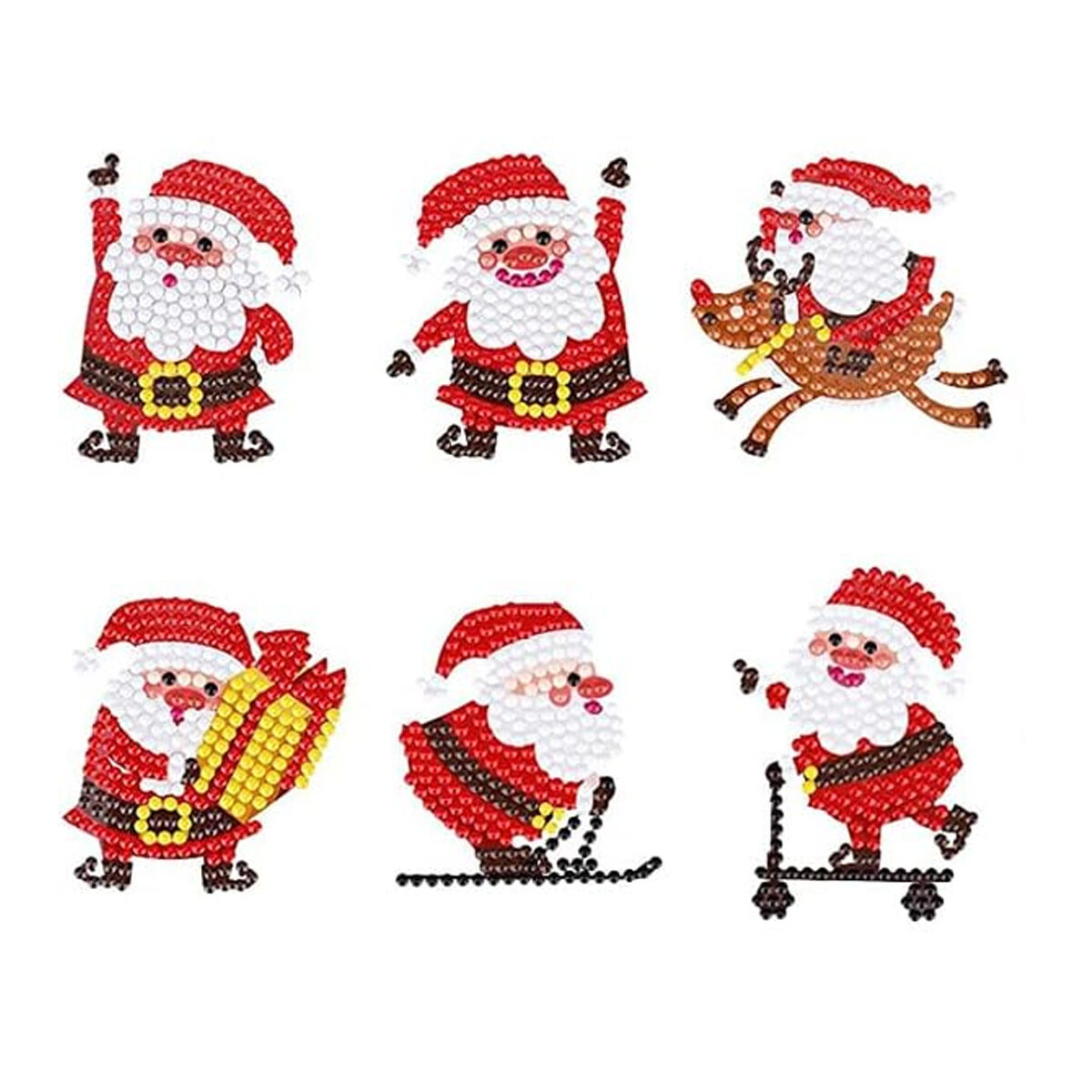 Diamond Sticker - Papá Noel 