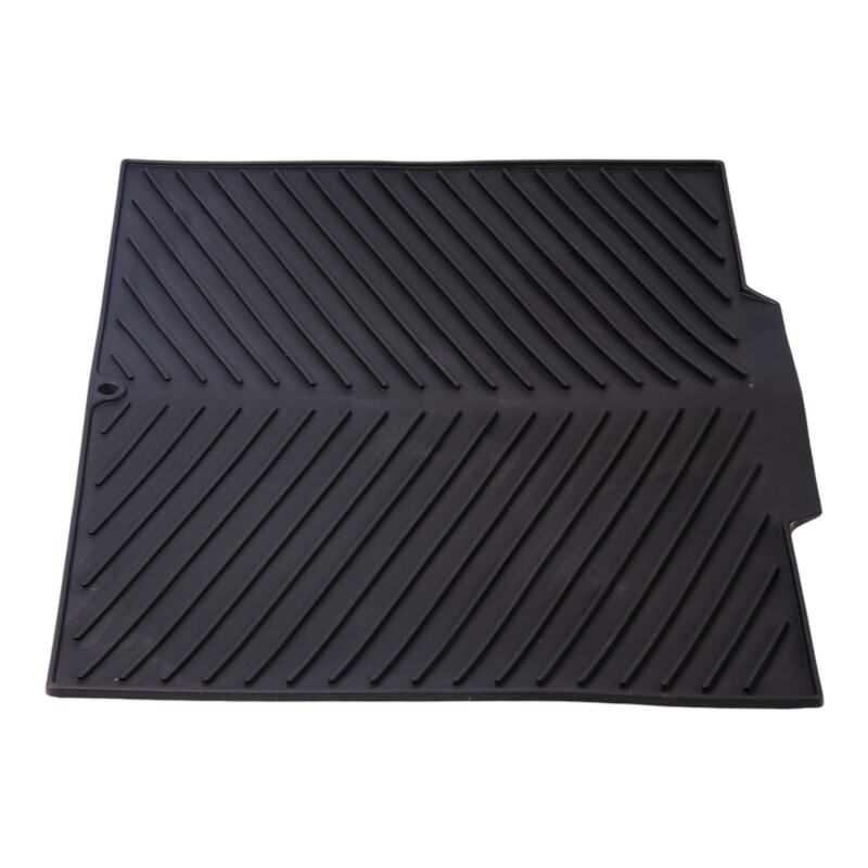 Alfombrilla Silicona Escurridor Vajilla Negro