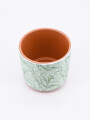 MACETA GREEN FLOWER ESTAMPADO