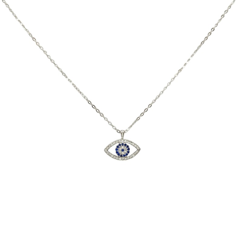 Conjunto Ojo turco - Plata 925 - Zirconias- CJ3054 Conpiedra