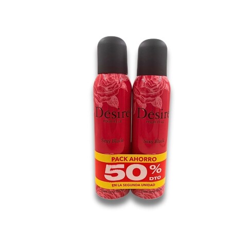 Desodorante Desiré Sexy Black Pour Elle