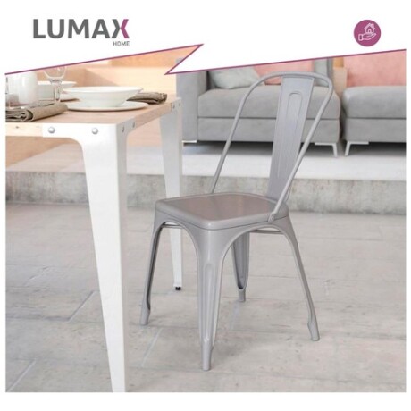 Pack 4 Sillas Tolix Lumax Varios Colores Gris