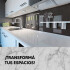 Revestimiento De Pared Placa Pvc Flexible 2.44 X 1.22mts GRIS