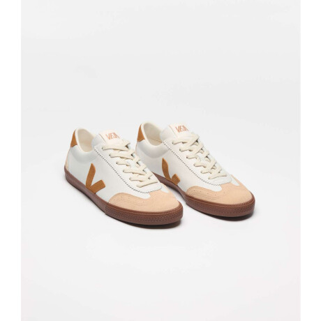 Championes Volley O.T. Leath de Hombre Blanco