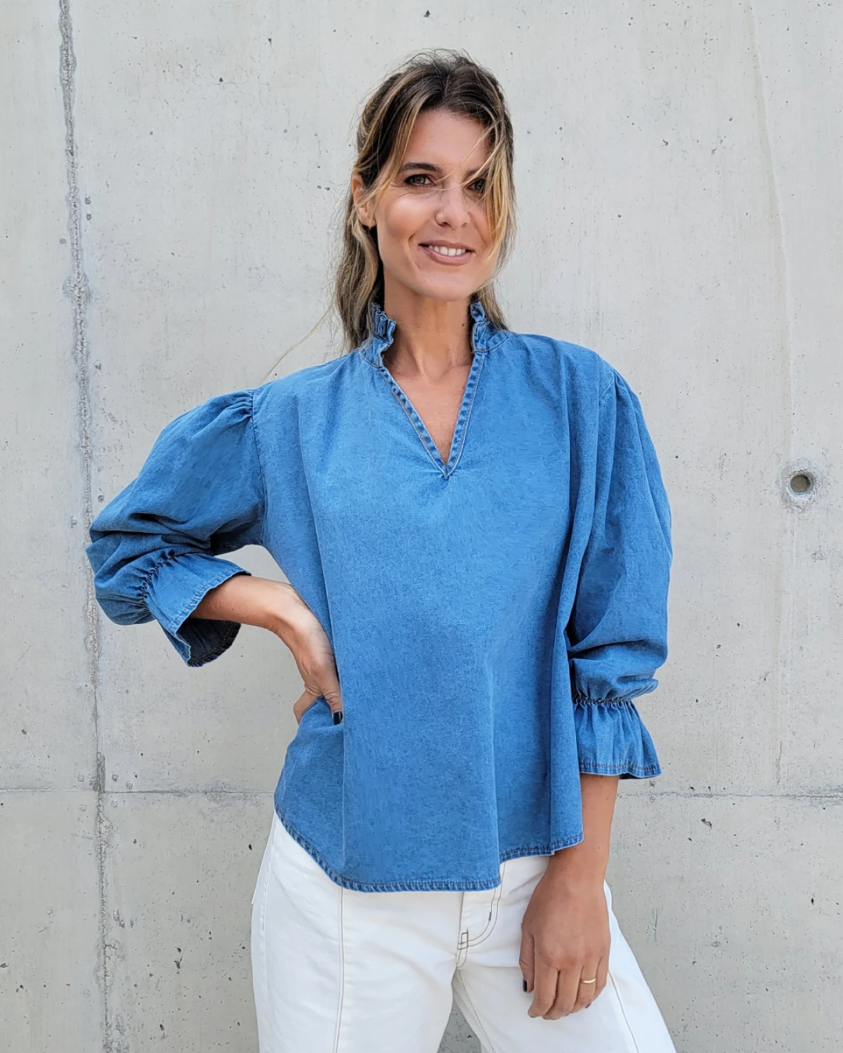 Blusa Copenhague azul 1