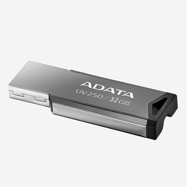 Pendrive Adata Uv250 32gb Metálico Black PENDRIVE ADATA 32GB METáLICO BLACK