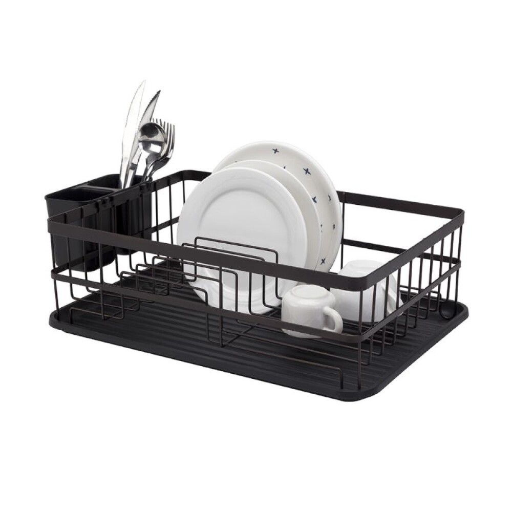 Escurridor con bandeja - Negro Escurridor con bandeja - Negro