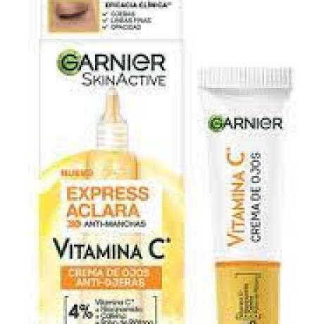 GARNIER EXPRESS ACLARA CONTORNO DE OJOS ANTI-OJERAS 15ml GARNIER EXPRESS ACLARA CONTORNO DE OJOS ANTI-OJERAS 15ml