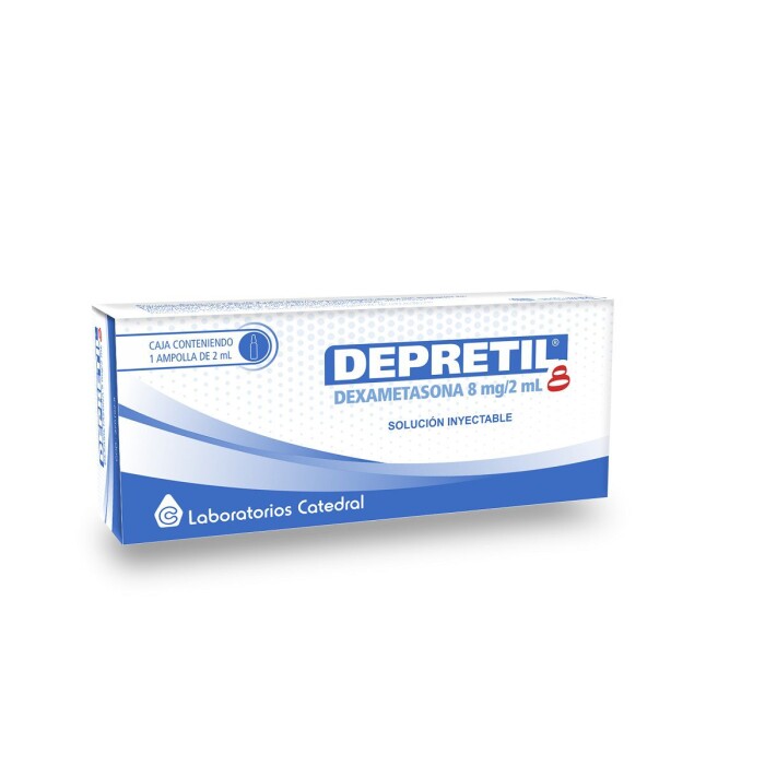 DEPRETIL 8 MG./ 2 ML CJ X 1 AMP. única