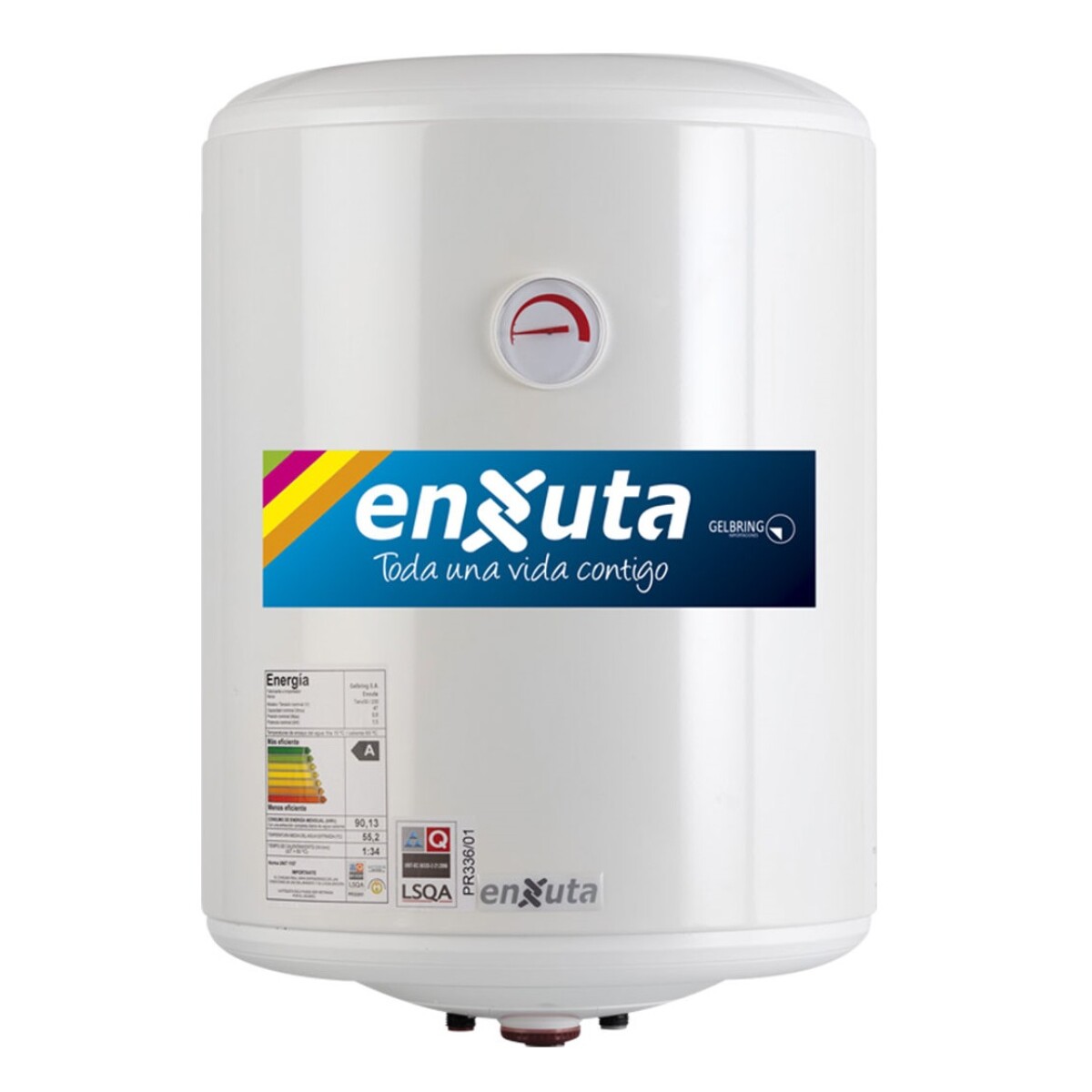 Calefon Termotanque Enxuta 50 L Clase A Tanque De Acero Tenx2150 Blanco(pausado) 