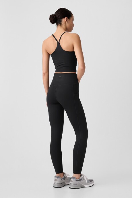 Calza Deportiva Con Bolsillo Mujer True Black