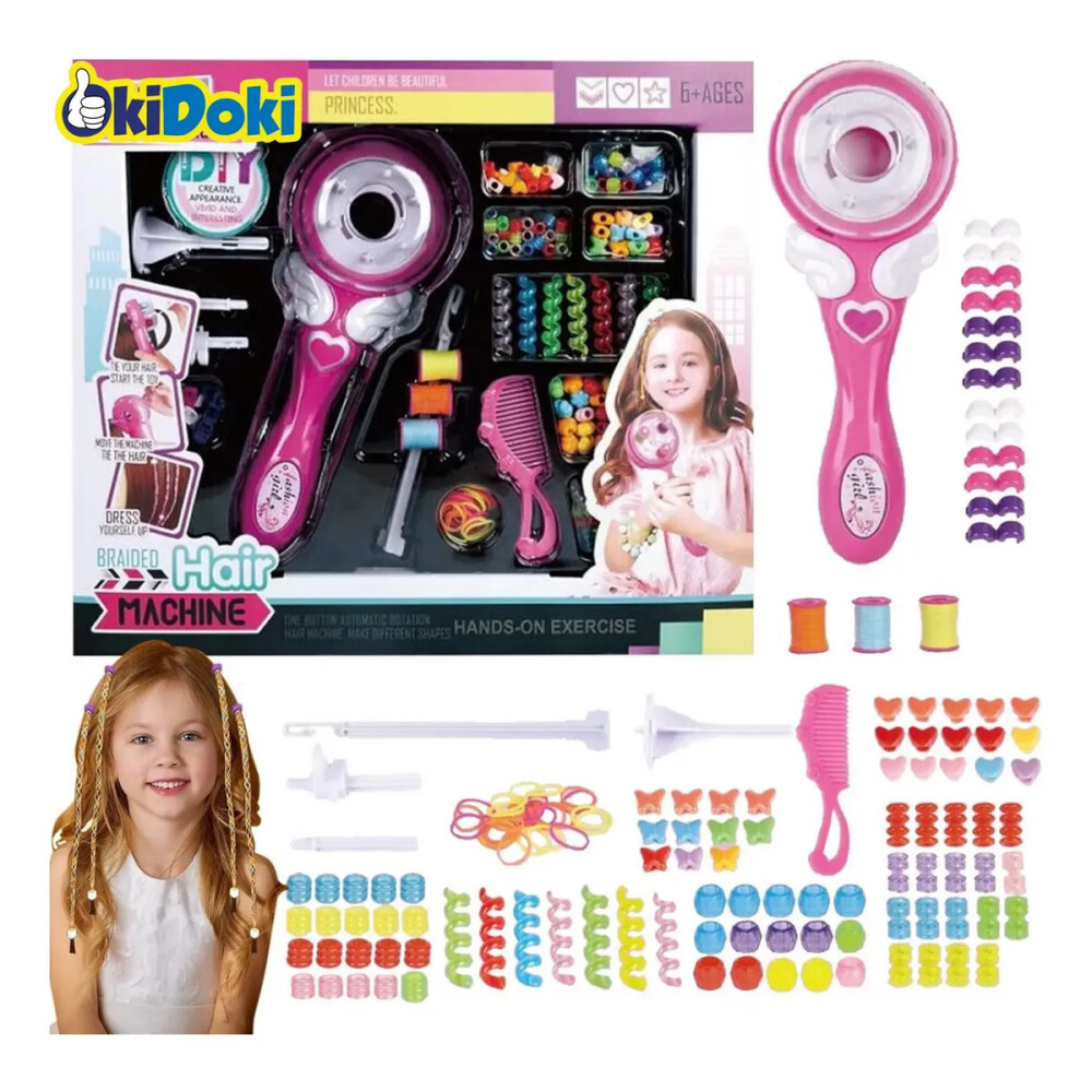 Set para trenzar cabello con accesorios Set para trenzar cabello con accesorios