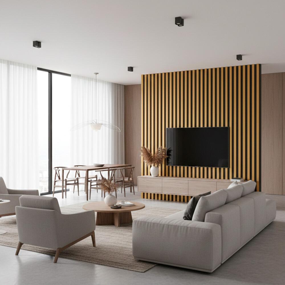 REVESTIMIENTO WPC INTERIOR MODELO LK-H6102 2900X160X24mm Revestimiento Wpc Interior Modelo Lk-h6102 2900x160x24mm