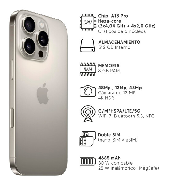 Iphone 16 Pro Max 8/512 Gb 5g BEIGE