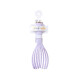 Cepillo corazón violeta