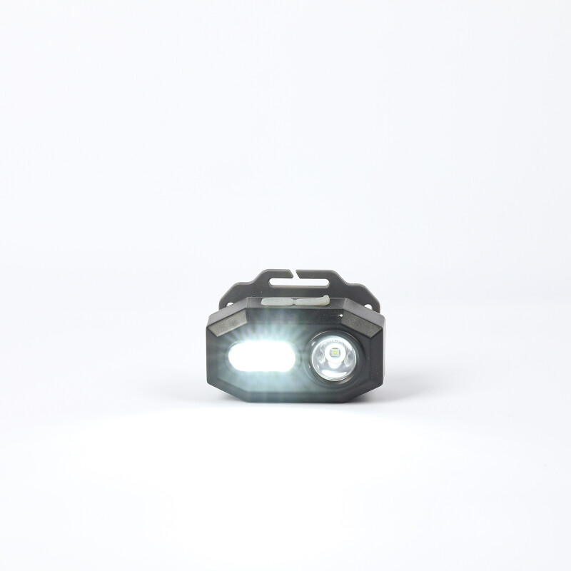 Linterna Minero Doble led recargable USB con vincha para cabeza Linterna Minero Doble led recargable USB con vincha para cabeza