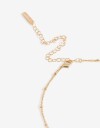 Collares Cortos Metal Collar Multicharm Bañado En Oro - Dorado