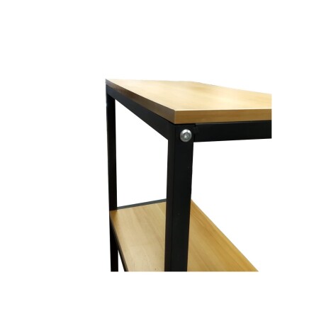 Estantería madera y hierro 120x30x180 5 estantes Estantería madera y hierro 120x30x180 5 estantes