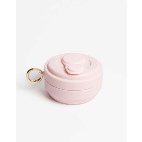 Vaso Plegable De Silicona Rosa Claro