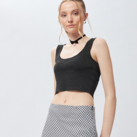 FALDA FARRING Negro/Blanco
