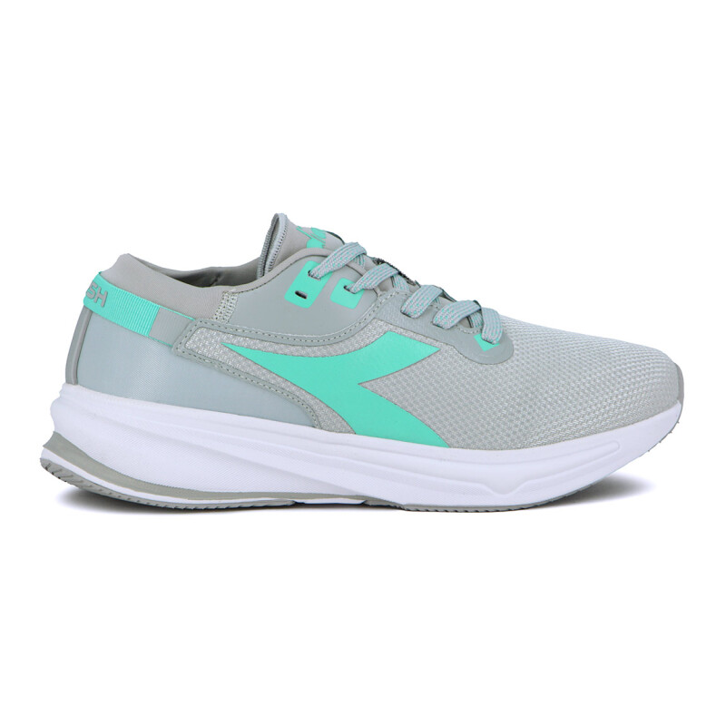 Championes Deportivos Mujer Diadora Rush Gris-Aguamarina