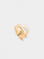 Anillo Esmaltado beige