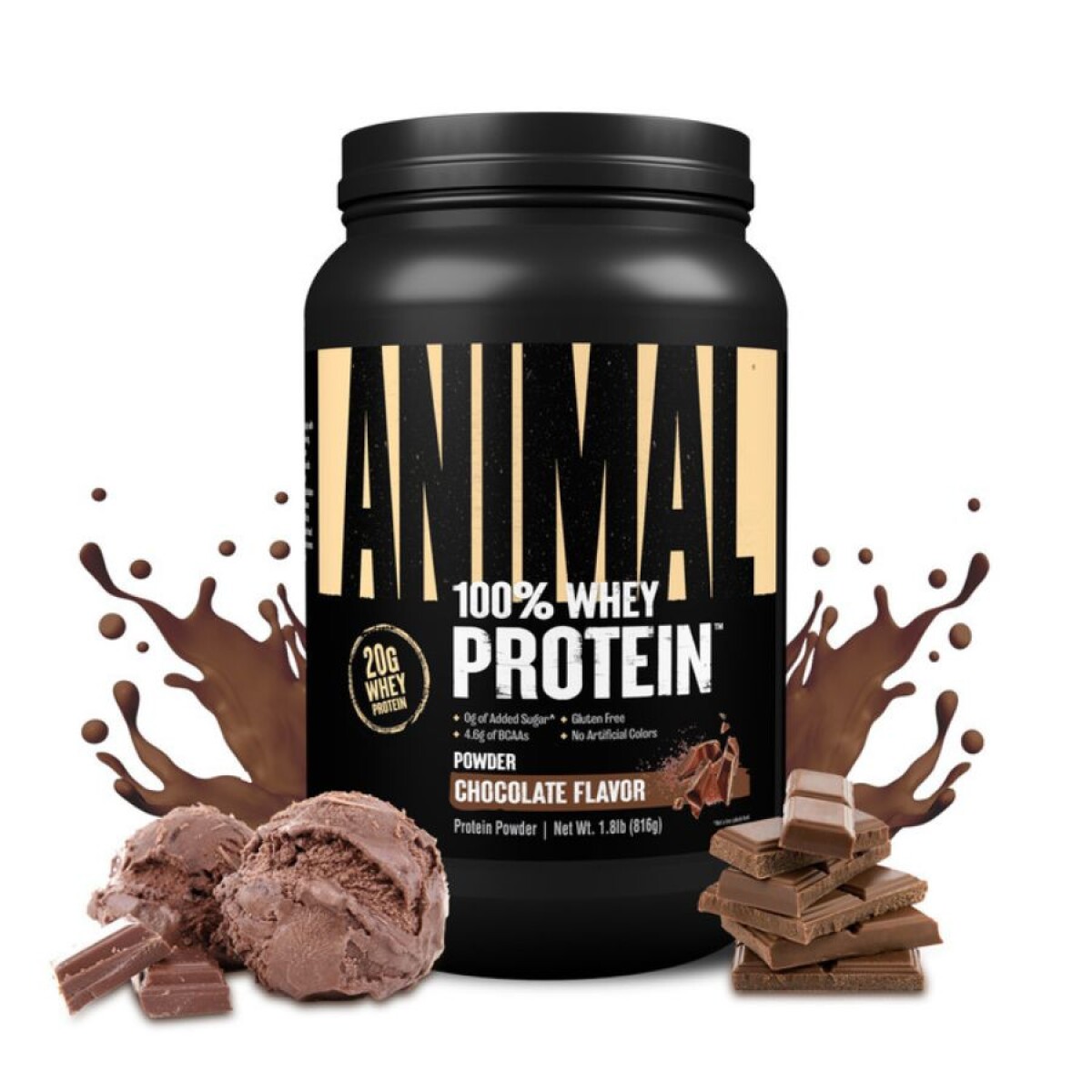 Proteina Isolado Animal Whey 2Lb Universal Universo Binario - CHOCOLATE 