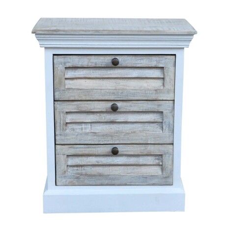 MESA DE LUZ 3C MADERA BLANCO EZIO