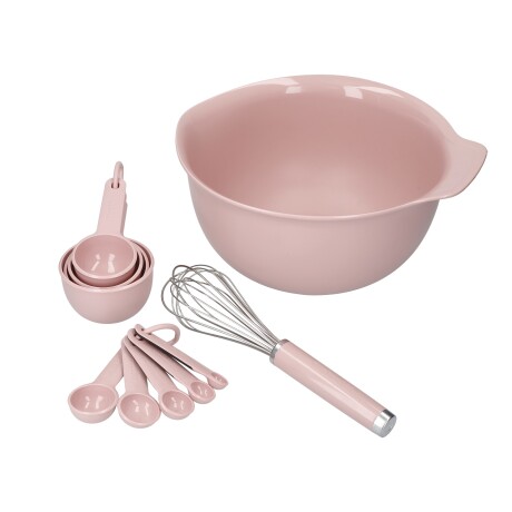 Set Repostería Kit Utensillos Cocina Pasteleria 10 Pzs Rojo