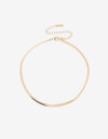 Collares Cortos Metal Collar Corto De Cadena - Dorado