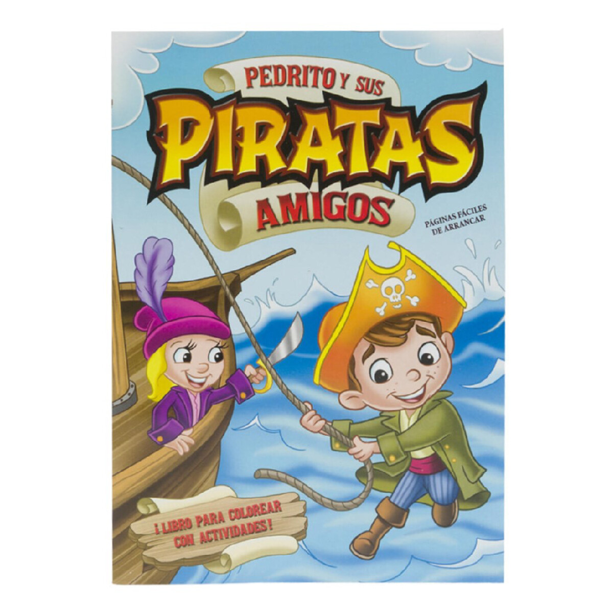 Libro Colorear Piratas 4015 