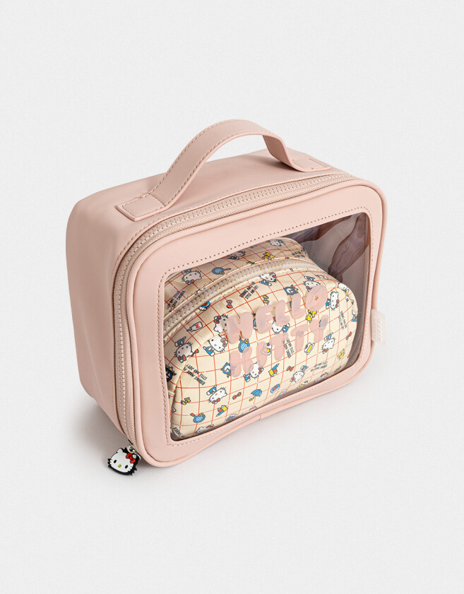 Calzados Varios Set De Portacosméticos "hello Kitty" - Rosa Claro