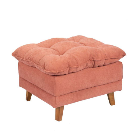 Butaca Reclinable 1 Cuerpo + Puff Living Montreal Terracota