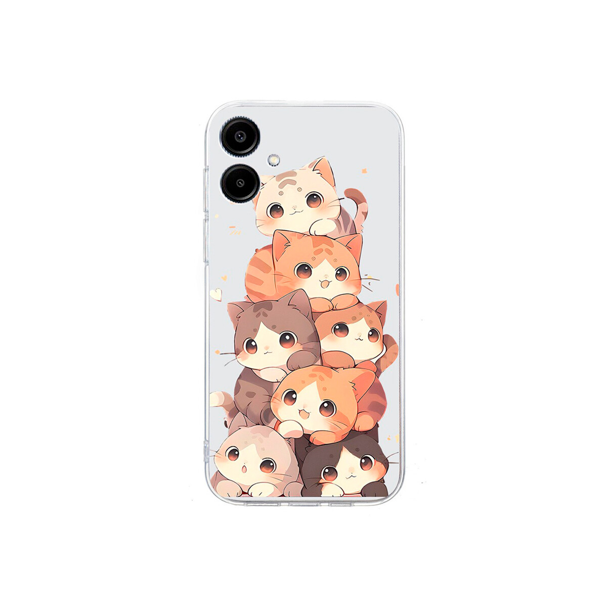 Protector para Samsung Galaxy A06 diseño gatos animados 