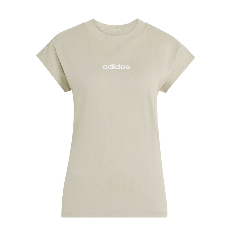 Remera de Mujer Adidas W Lin Sj T Beige