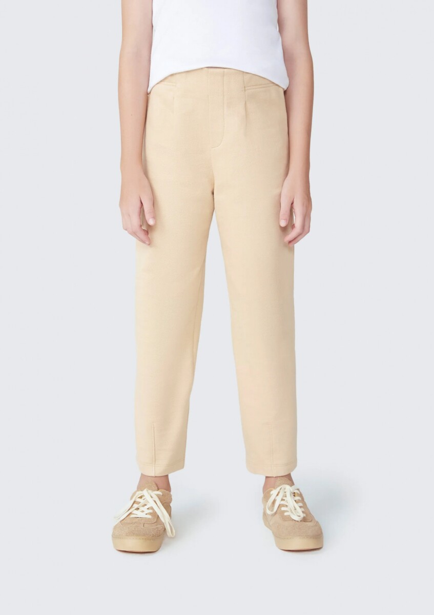 PANTALÓN SLOUCHY INFANTIL - BEIGE 