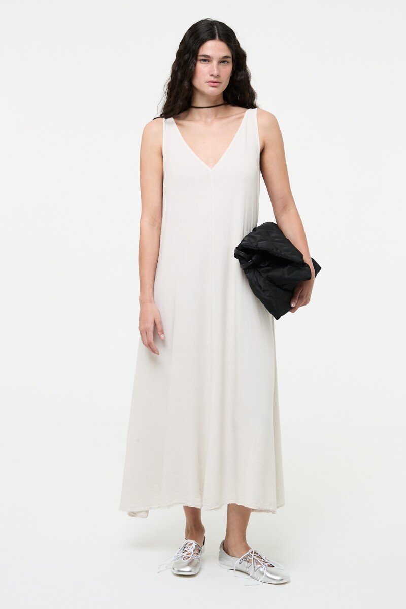 VESTIDO SUELTO Crudo