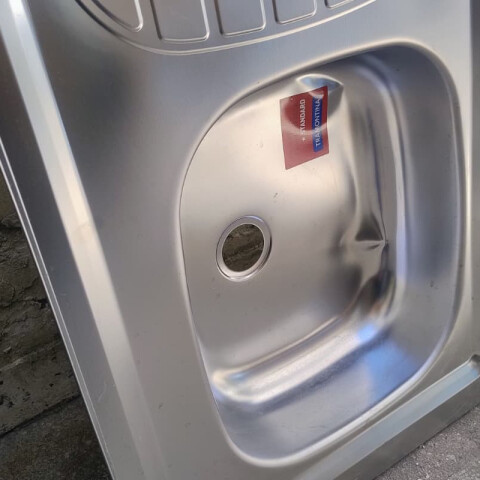 [OUTLET] Pileta Mesada Izquierda Fregaderos de sobreponer Tramontina Filo 40 FX EX 120x50 cm 93415/500 [OUTLET] Pileta Mesada Izquierda Fregaderos de sobreponer Tramontina Filo 40 FX EX 120x50 cm 93415/500