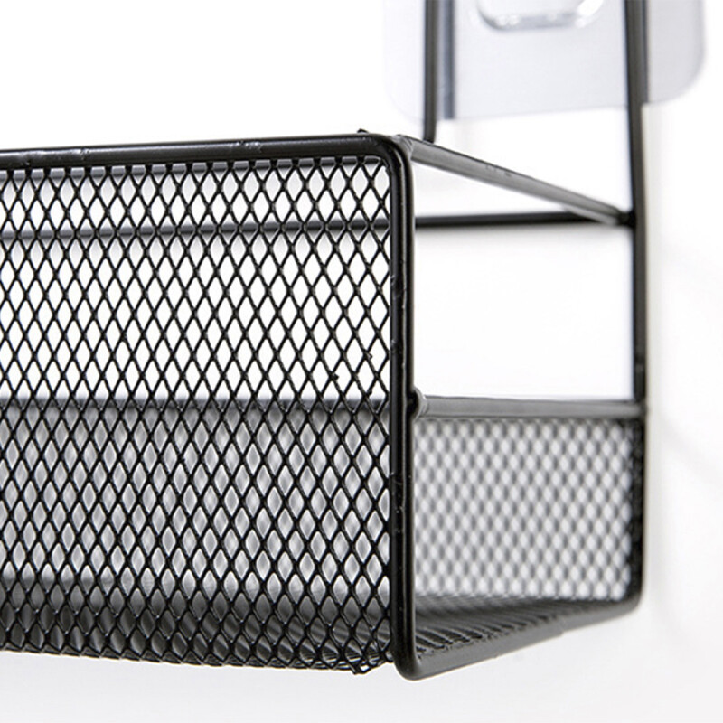 2 Estantes colgantes adhesivo G NEGRO