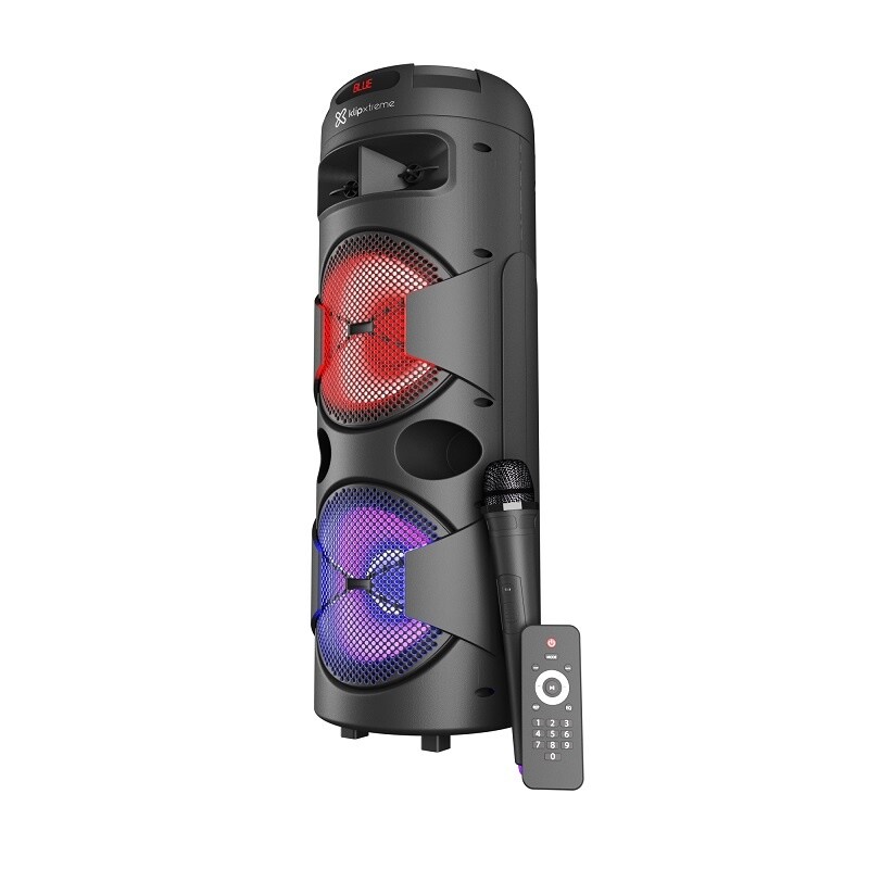 Klip Xtreme KLS-601 - Speaker system - Black - 2x8" Battery Wls Mic Klip Xtreme KLS-601 - Speaker system - Black - 2x8" Battery Wls Mic