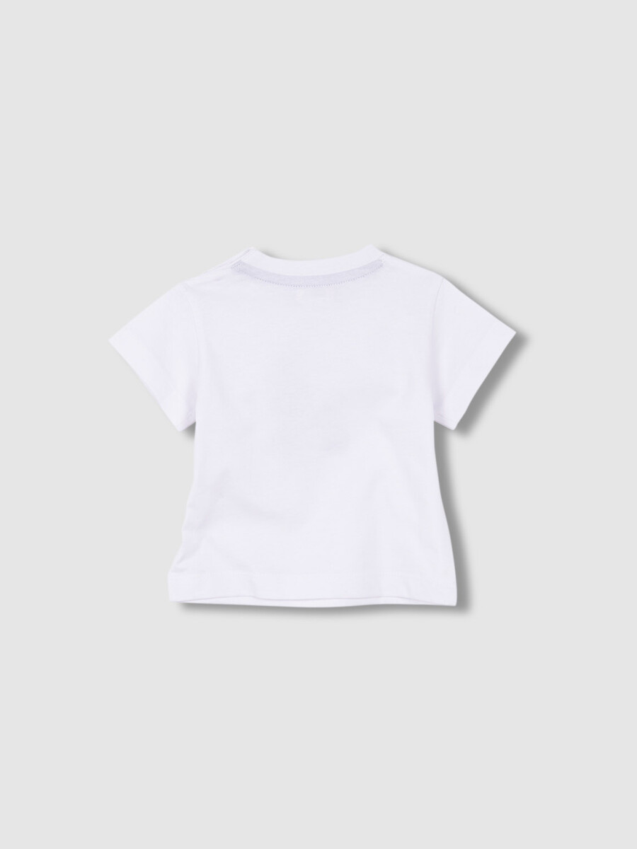 Camiseta Estampado Pera Blanco