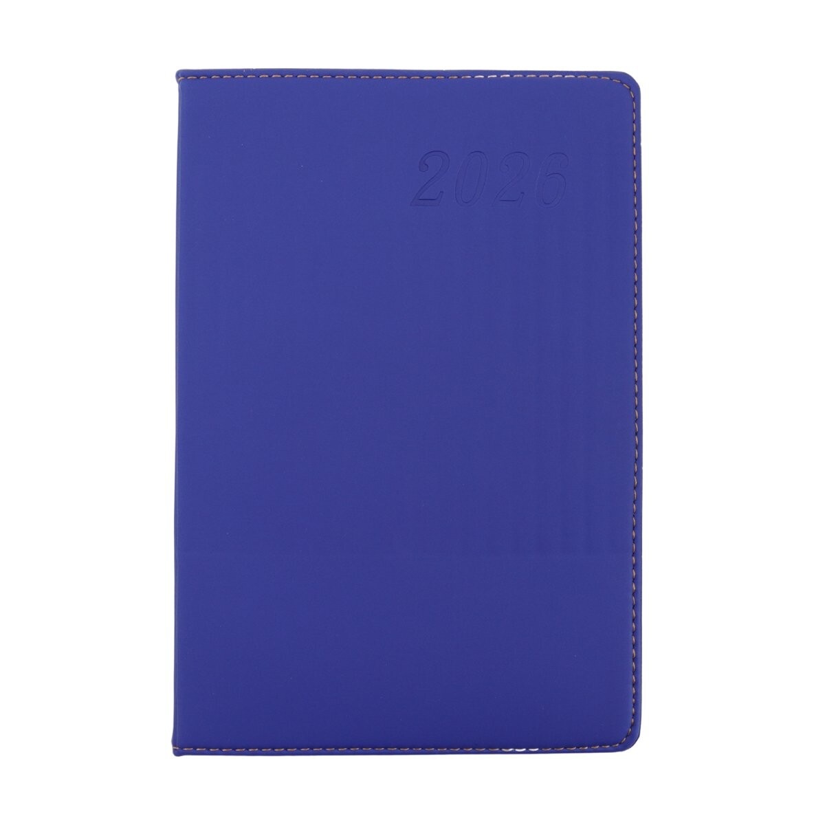 Agenda 2026 de cuerina lisa con indicador 